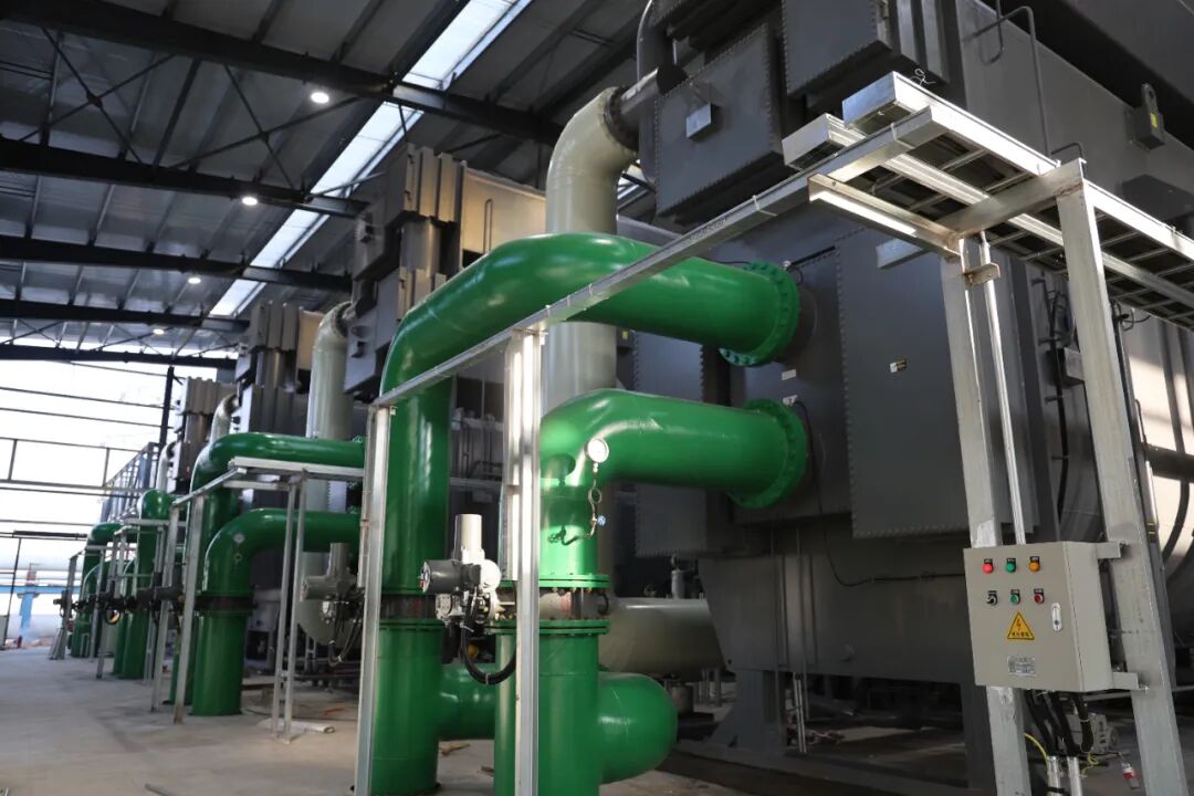 甘肃电投金昌发电公司4×40MW吸收式热泵项目投入试运行