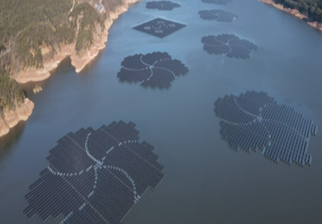 韩国安东市临河大坝漂浮式光伏电站投运