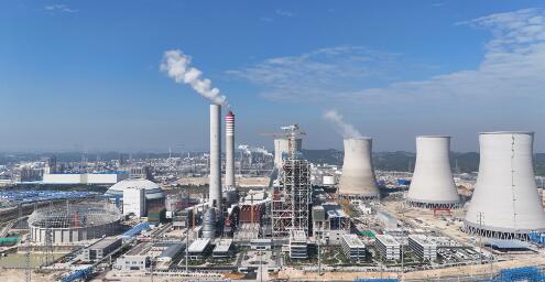 中国能建浙江火电承建的广西钦州电厂三期工程3号机组DCS受电一次成功