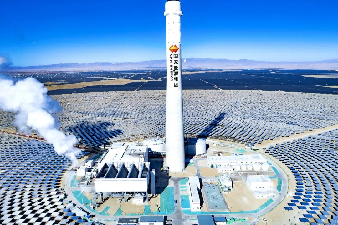国家能源集团青海共和公司光热项目完成吹管工作