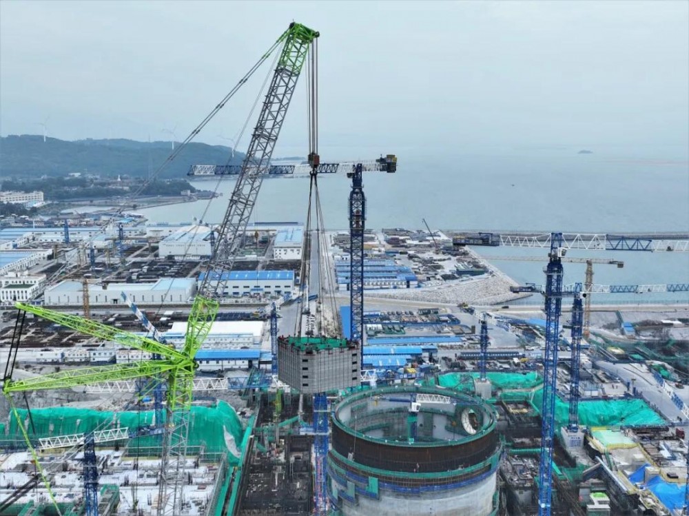 连战连捷！中联重科起重机密集助力“华龙一号”核电建设
