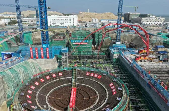 中广核广东陆丰核电项目2号机组主体工程开工