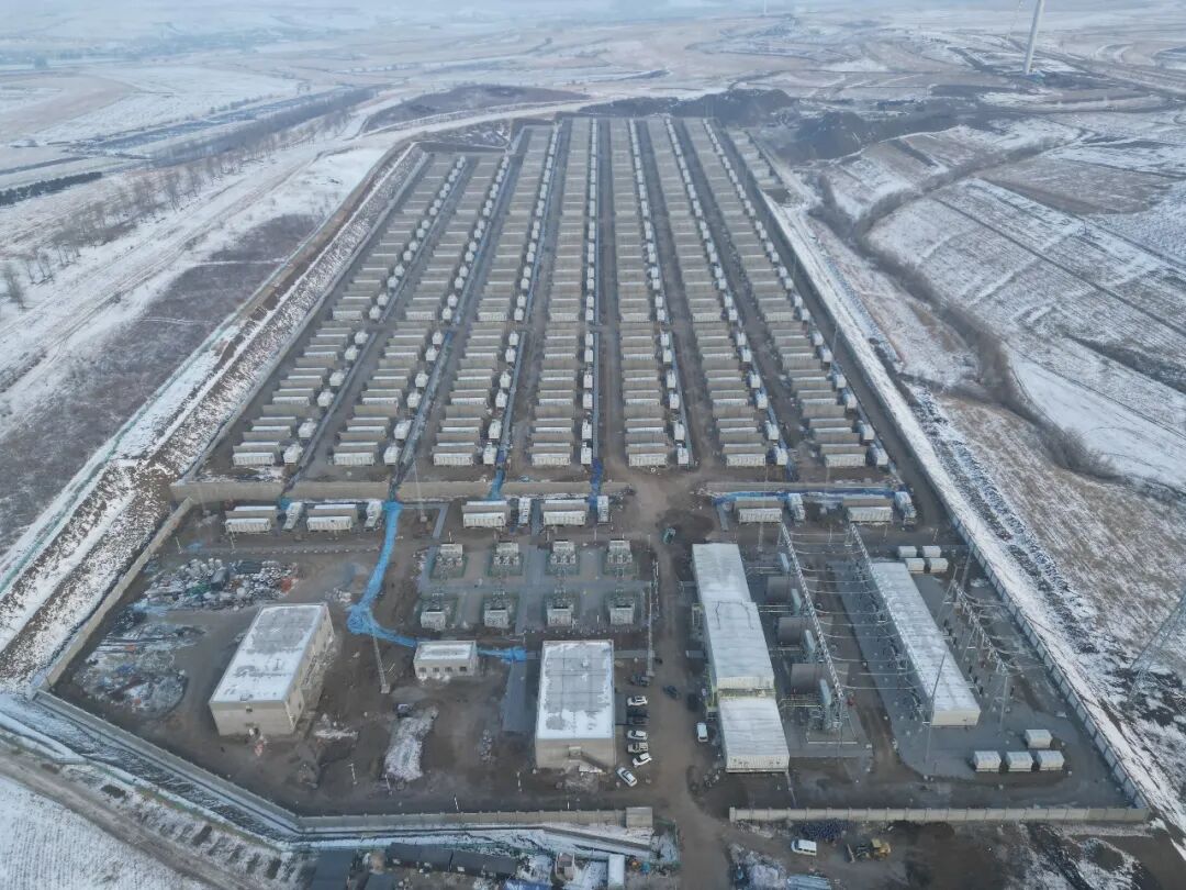内蒙古阿荣旗100万千瓦/400万千瓦时构网型储能电站投运