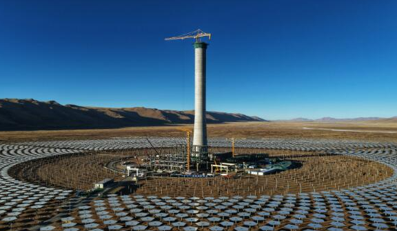 全球海拔最高塔式光热项目定日镜安装突破10000面大关