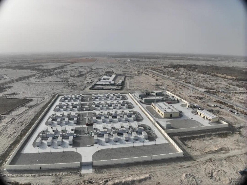 新疆能源立新和田市独立储能项目送电成功