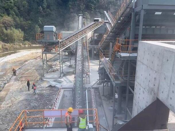 浙江青田抽水蓄能电站下库砂石加工系统试生产成功启动