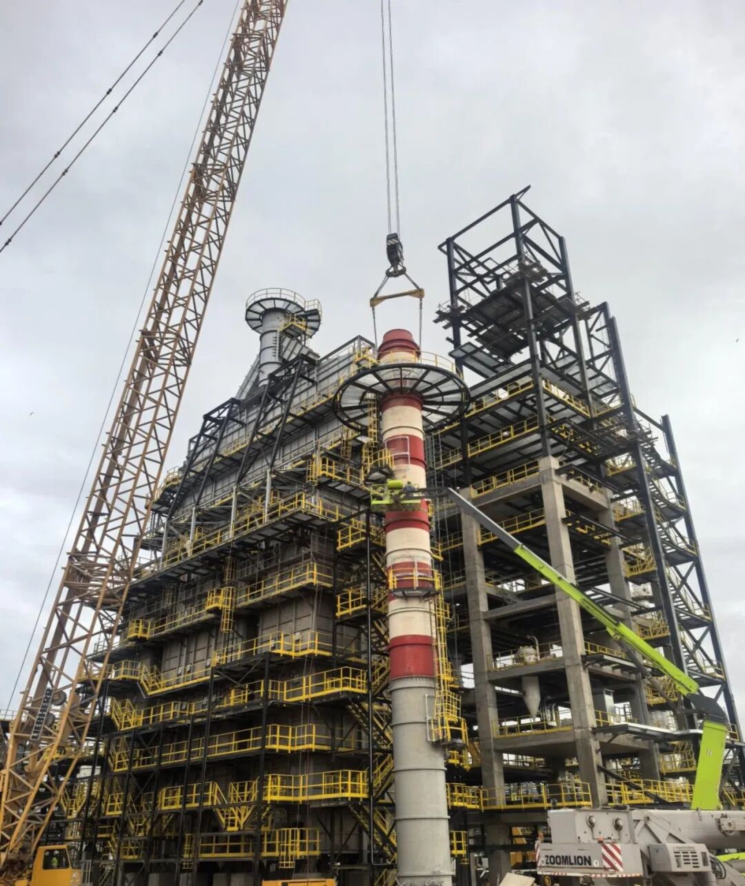 阿尔及利亚MTBE项目加热炉吊装圆满收官