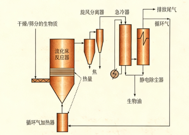 科普 | 4种生物质热解制氢反应器
