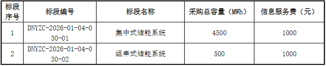 5GWh！国家电投2026年储能系统集采招标！