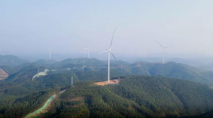 华东院总承包的广西樟木风电场项目第二次并网圆满成功