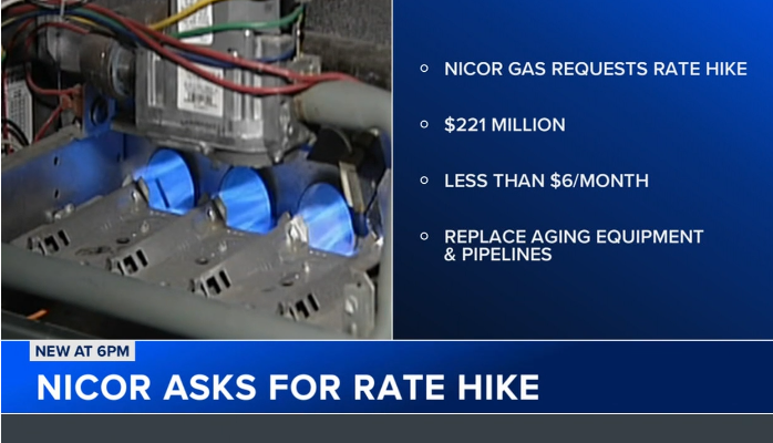 美国尼科天然气公司向伊利诺伊州提交2.21亿美元的新涨价申请