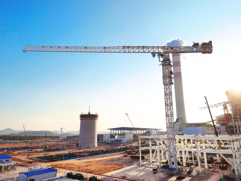 江西抚州百万项目140吨塔吊安装侧记