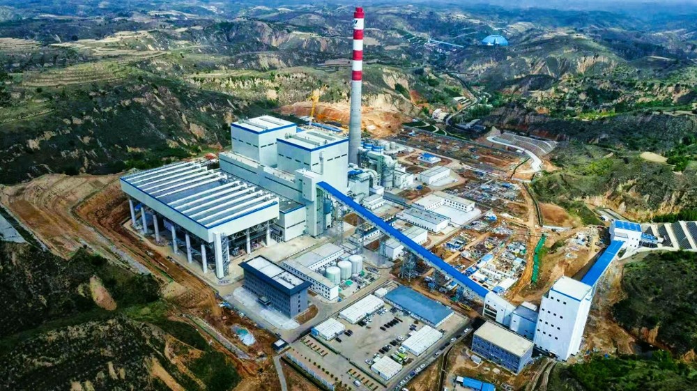 中国能建山西电建承建的锦兴兴县2×350兆瓦低热值煤发电工程2号机组首次并网一次成功