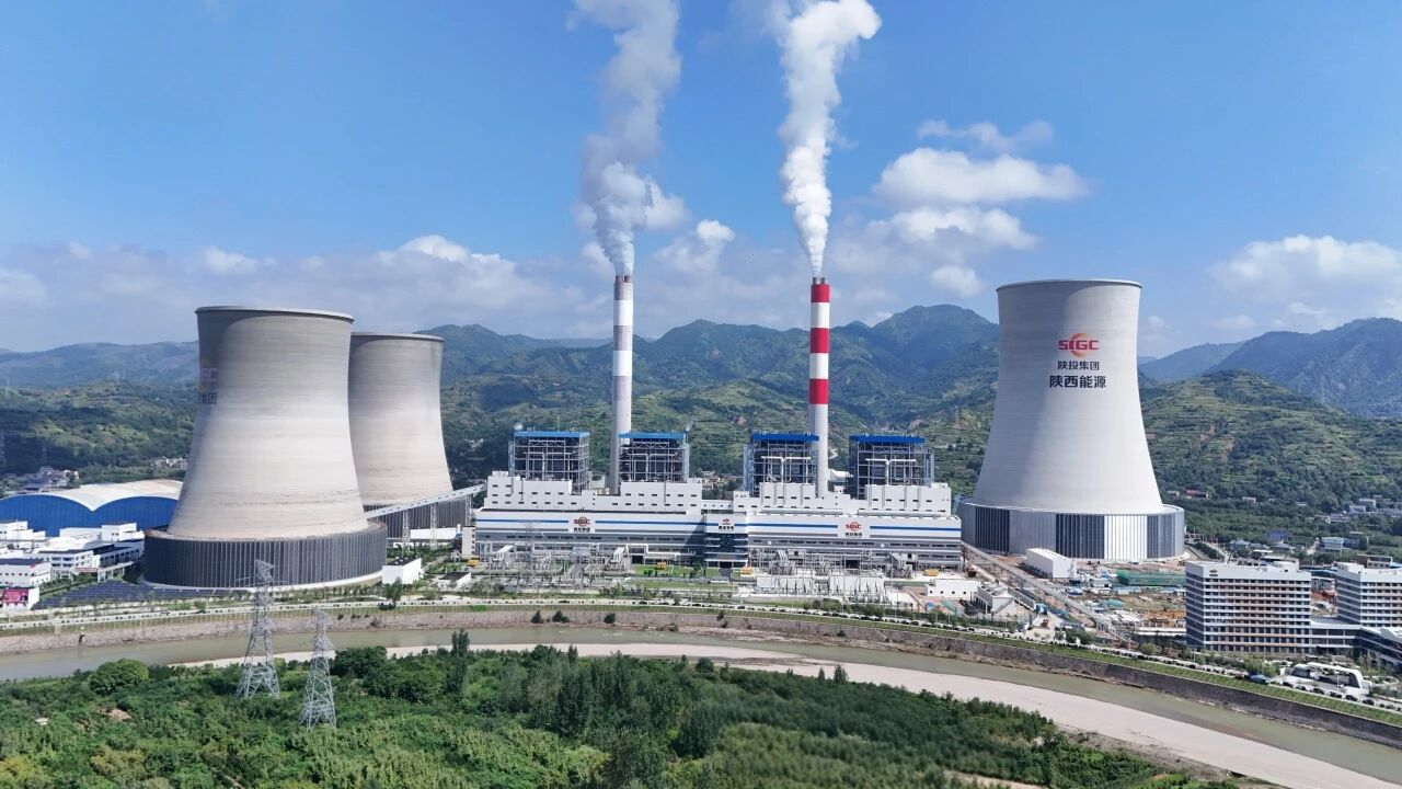 中国能建西北院总承包的陕投商洛发电二期2×660兆瓦工程4号机组点火吹管完成